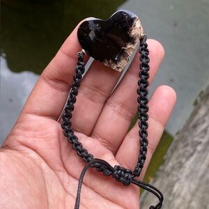 Palm root Heart Bracelet